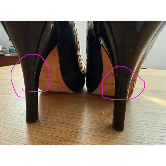 White House Black Market Leopard Patent Leather Heel, Size 8.5 - Picture 9 of 9